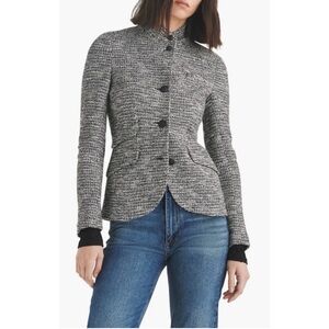 Rag‎ & Bone Slade Tweed Slim Fit Blazer Navy 6